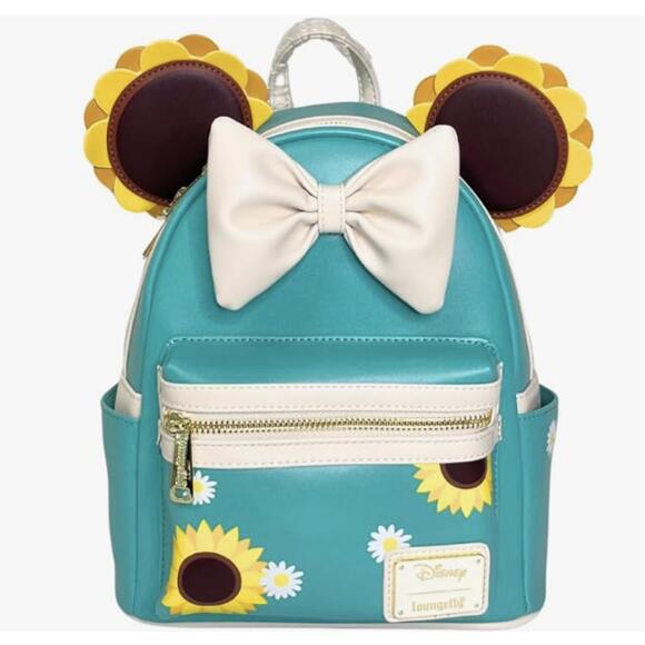 Loungefly Disney Minnie Mouse Sunflower Backpack NWT main image 5